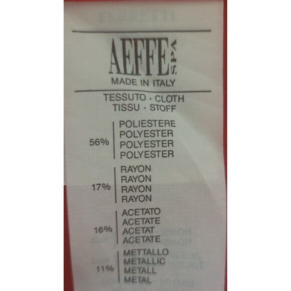 ALBERTA FERRETTI Red Brocade Pencil Skirt Luxurious Italian Designer Piece Sz 12 - Picture 6 of 11